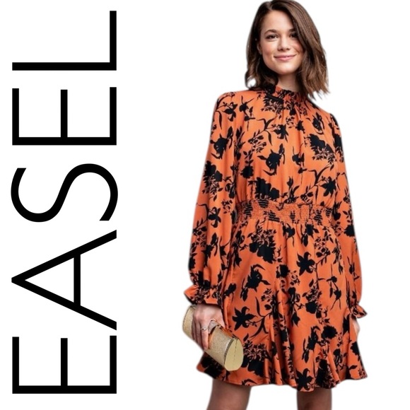 easel Dresses & Skirts - 0540:  EASEL NWT DRESS RUST